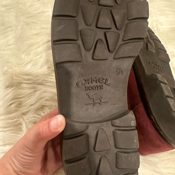 Maroon Camel Men's Boots - Picture 6 of 7